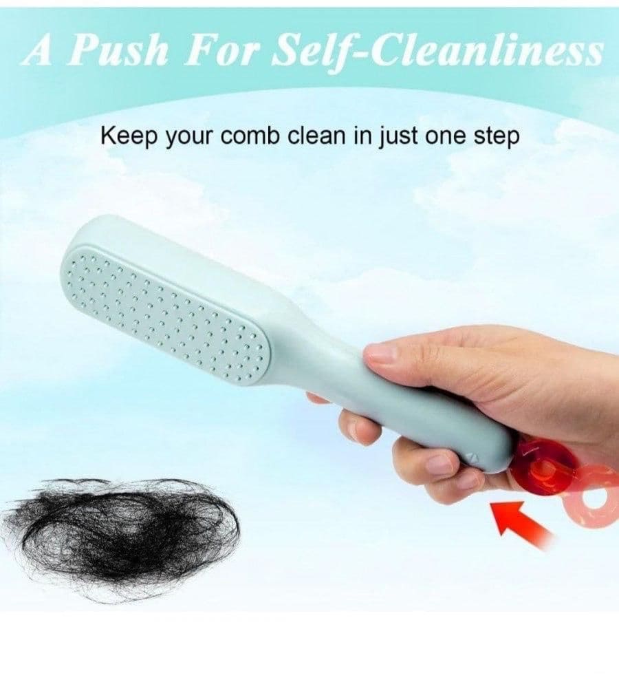 Self-cleaning Massage Comb for Adults and Kids- Pack of 1